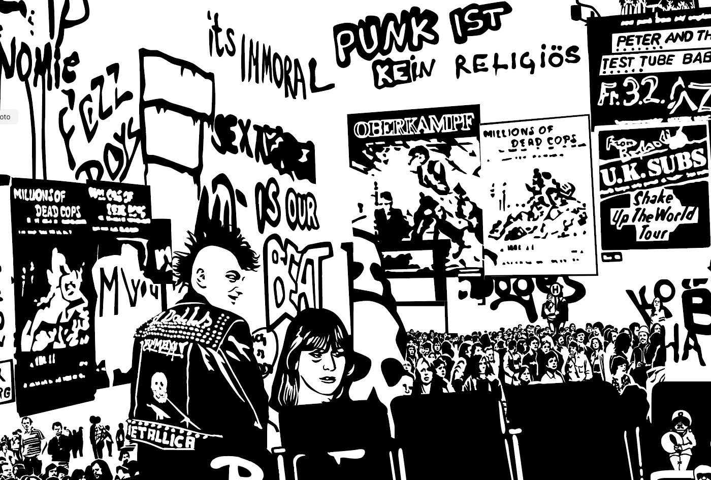 Marianne Bachmeier mit Punk width='300'